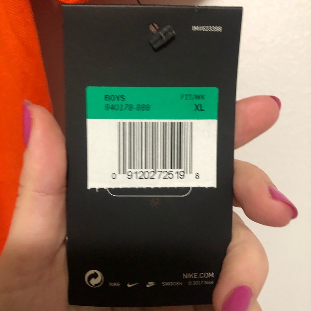 Nike Orange Legend Short Sleeve Training T-Shirt - Picture 3 of 4